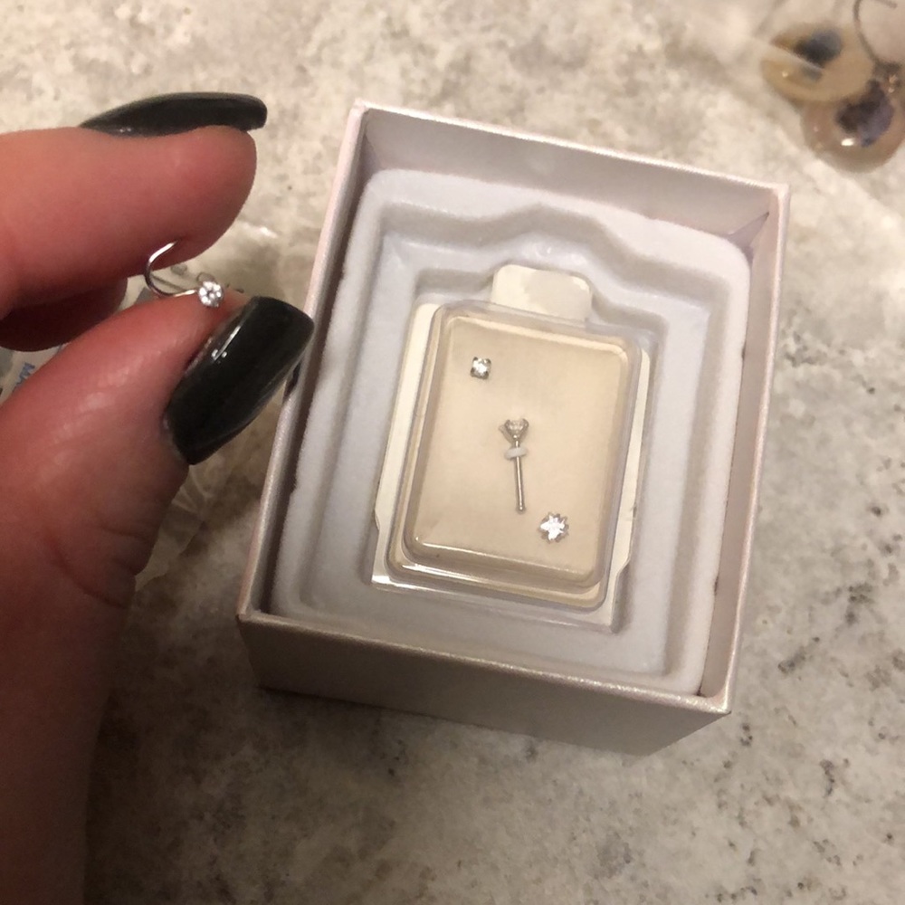 4 sterling silver nose ring pack